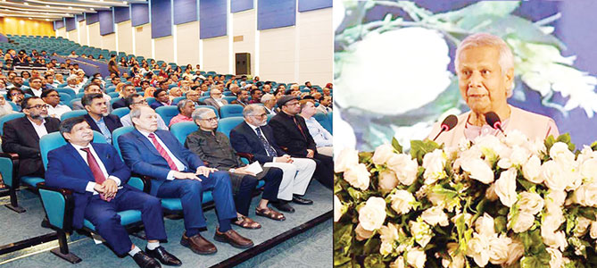 বিপ্লবের মাধ্যমে ছাত্র-শিক্ষক চিন্তার স্বাধীনতা ফিরে পেয়েছে —–ড. ইউনূস