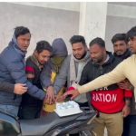 গাইবান্ধায় মুখ ঢেকে প্রতিষ্ঠাবার্ষিকীর কেক কাটলেন সাবেক ছাত্রলীগ নেতা মামুন