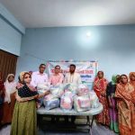 এপেক্স ক্লাব অব গাইবান্ধা’র উদ্যোগে কম সুবিধাভোগী মানুষের মাঝে ঈদ সামগ্রী বিতরণ