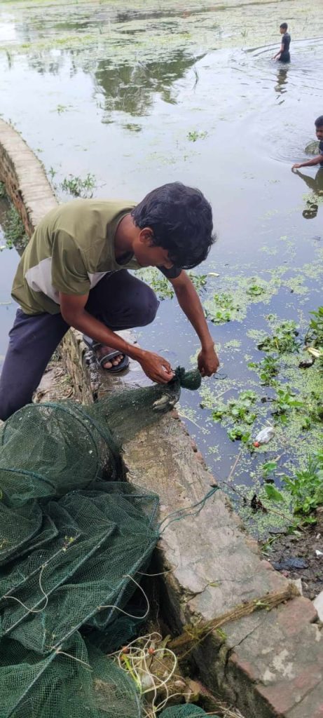 দুয়ারি কিং জালের প্রভাবে দেশিয় মাছ বিলুপ্তির দিকে জীবিকা নির্বাহকারী জেলেরা হতাশ