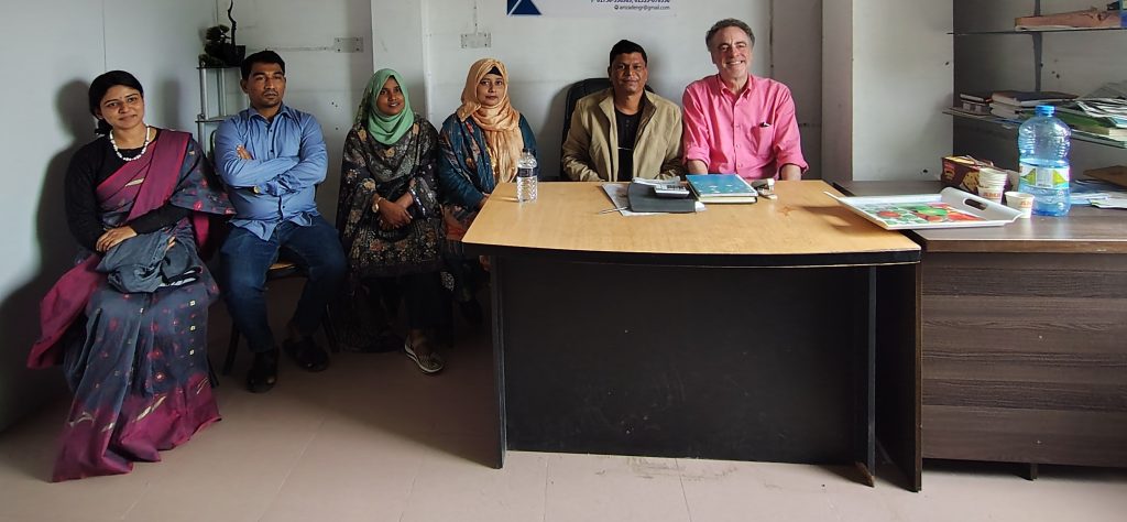 নাসিব গাইবান্ধা জেলা কার্যালয়ে PUM Netherlands টীম এর পরিদর্শন